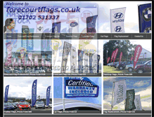 Tablet Screenshot of forecourtflags.co.uk